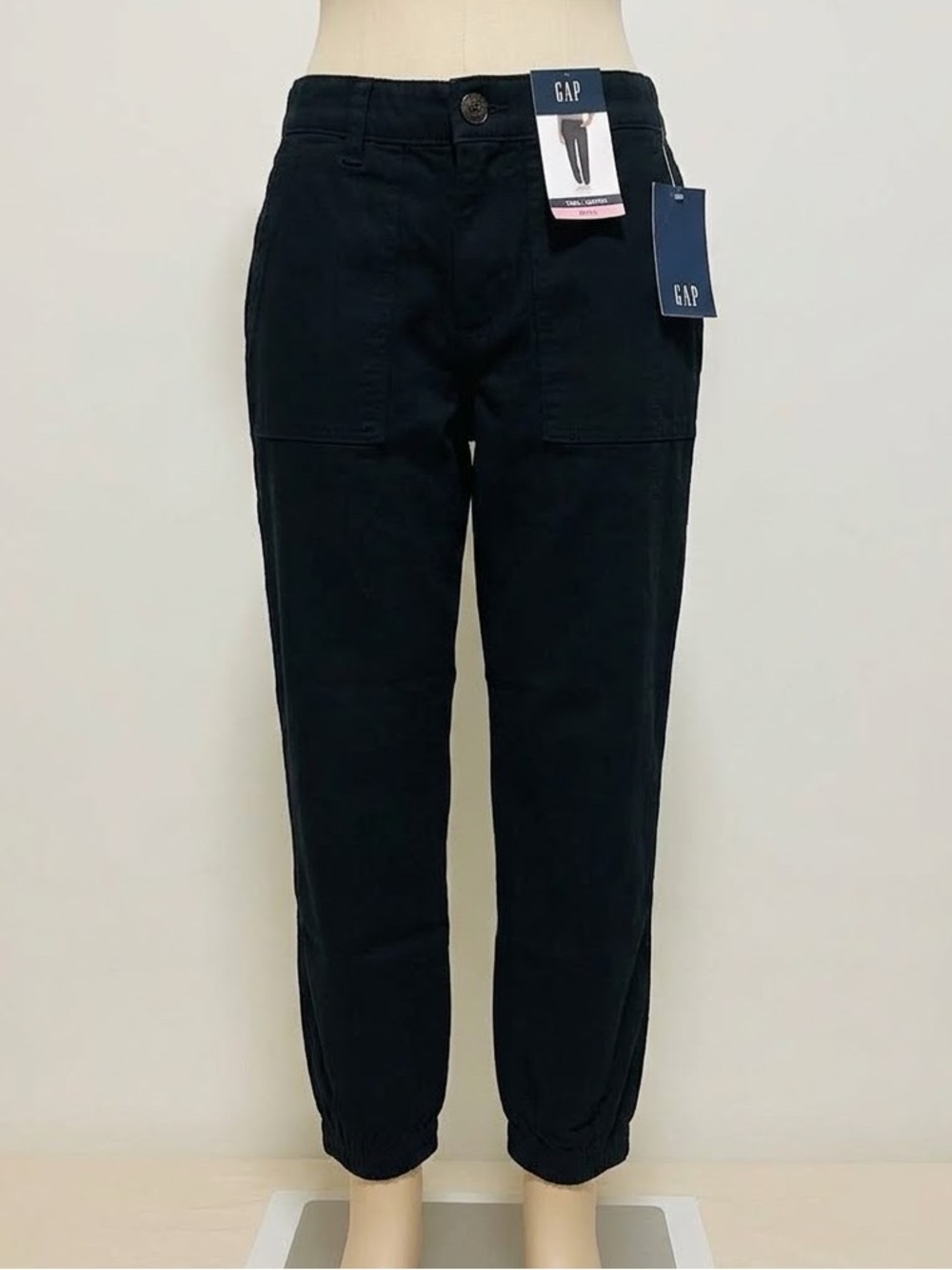 GAP Black Cargo Jogger Pants